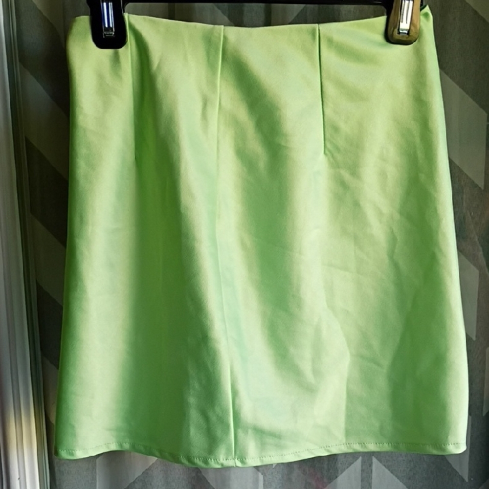 Princess Polly Neon Green Mini Skirt